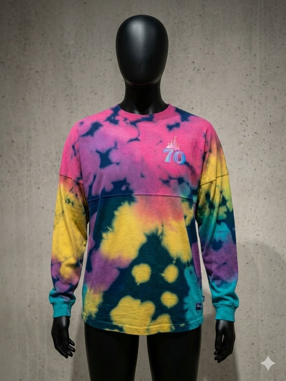 Disneyland 70th Anniversary Tie Dye Spirit Jersey XXL NWT Disney Parks